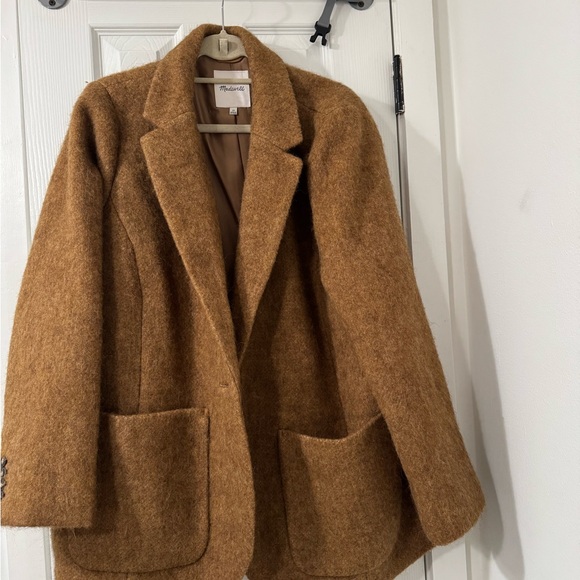 Madewell Jackets & Blazers - Madewell Tan Wool Blend Blazer